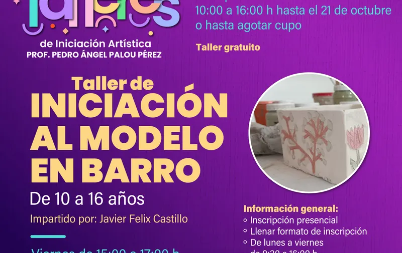 Para fomentar el desarrollo artístico de los poblanos, la Secretaría de Cultura emitió talleres virtuales y presenciales de música, teatro, danza, artes plásticas, visuales y escénicas, mismos que serán desarrollados en los talleres de iniciación artística “Pedro Ángel Palou” y el centro cultural “San Roque”.