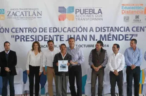 RMV inaugura Centro de Educación a Distancia en Zacatlán