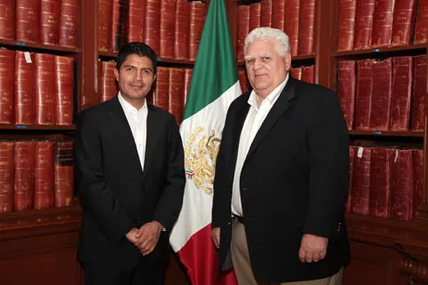 Rivera Pérez se reúne con Ronald Serpico, alcalde de Melrose Park