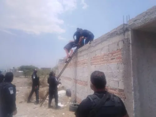 Madre e hija saltan barda para escapar de violencia familiar