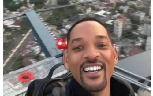 Will Smith disfruta la CDMX desde las alturas