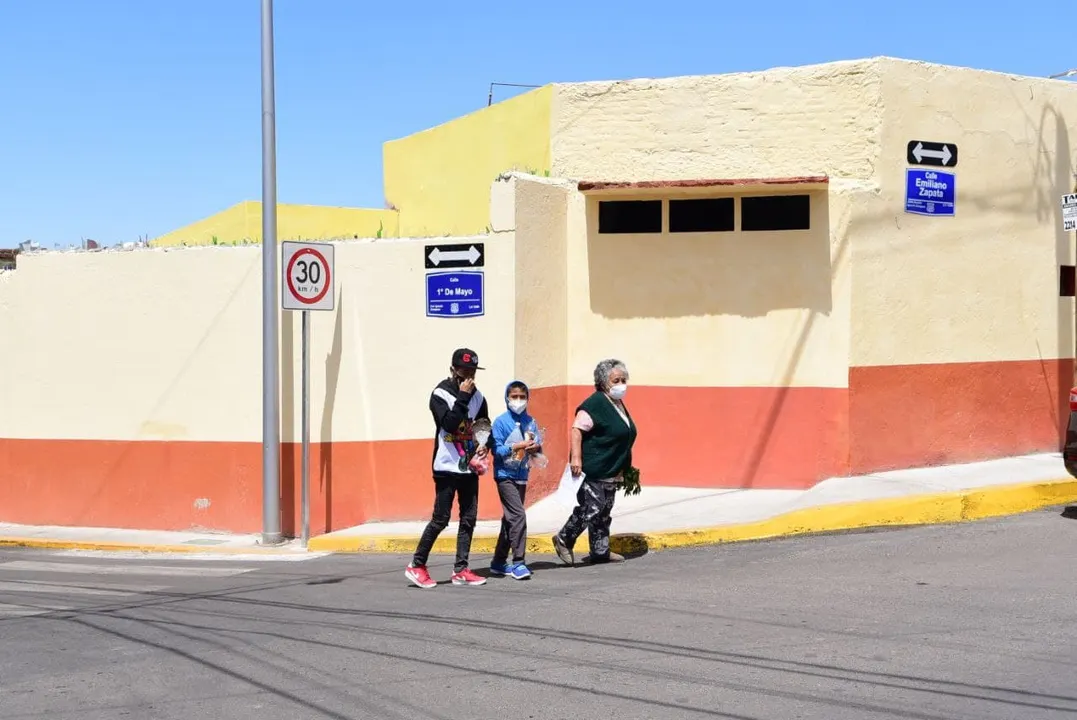 Ayuntamiento de Puebla realiza trabajos de mejoramiento vial y luminarias Ignacio Zaragoza