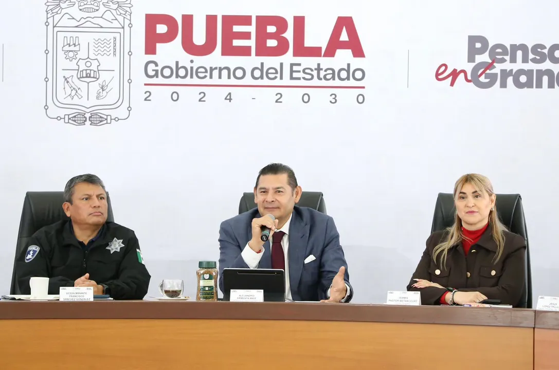 Gobierno de Puebla fortalece estrategia de seguridad y combate a delitos de alto impacto