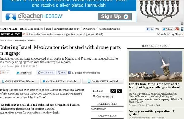 Mexicanos podrían ser acusados de espionaje en Tel Aviv