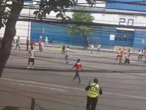 Se arma la ‘campal’ previo al Clásico Nacional de Leyendas