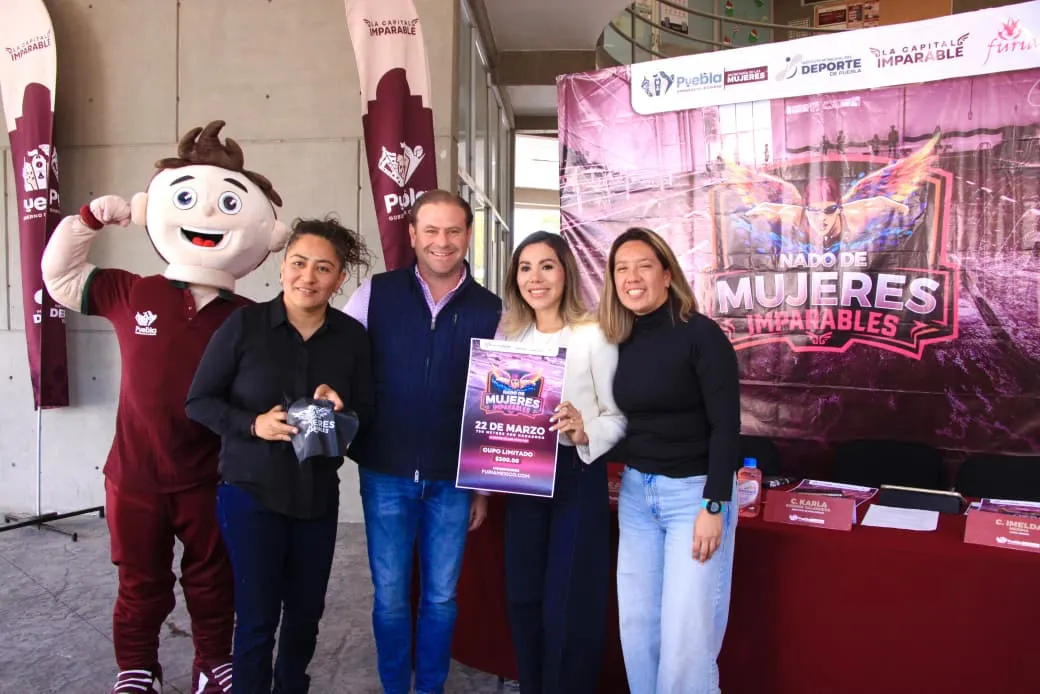 Puebla capital se prepara para “Nado Mujeres Imparables” en conmemoración del Día de la Mujer
