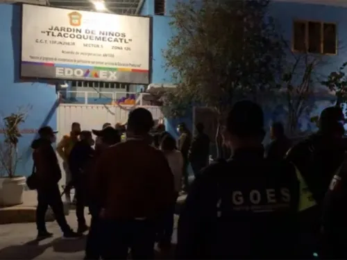 Pese a Covid, jóvenes hacen fiesta en un kínder de Ecatepec