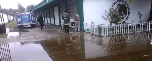 Lluvias afectan dos escuelas en Huejotzingo
