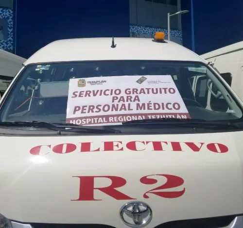 Suma SMT a transportistas de Teziutlán a Cadena de Solidaridad