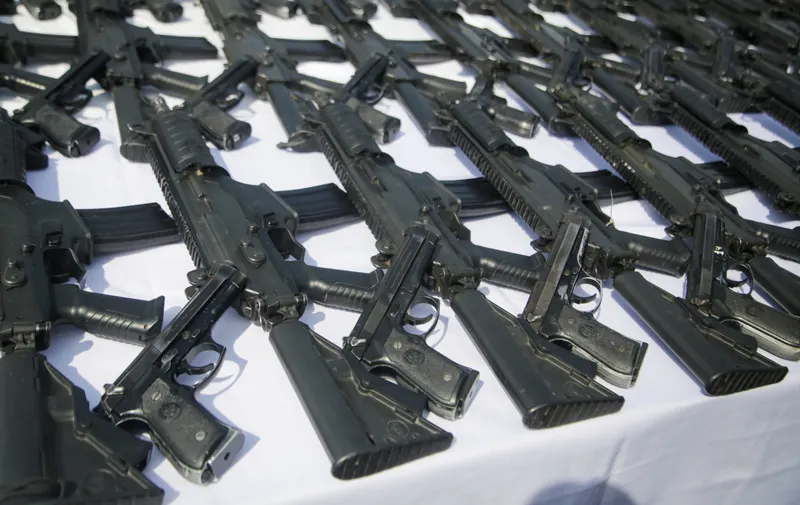 entrega de armas Gobierno de Puebla