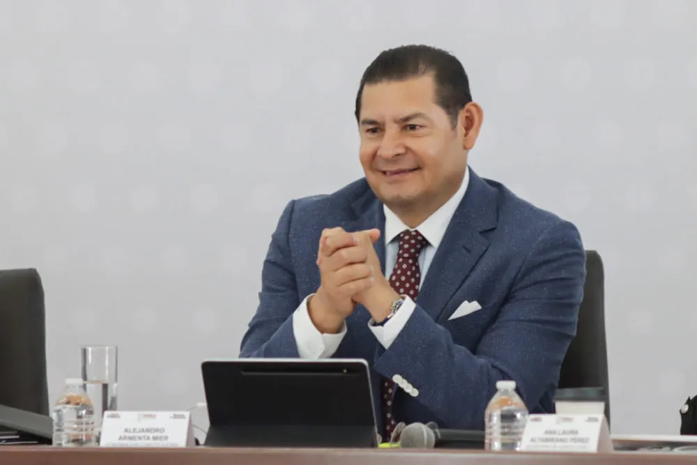 Alejandro Armenta, gobernador de Puebla