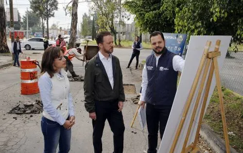 El presidente municipal Luis Banck supervisó los trabajos de Bachetón 2.0