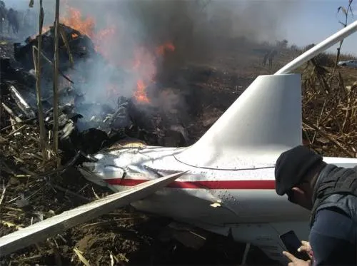 Martha Erika Alonso y Rafael Moreno Valle mueren en un accidente aéreo en Puebla