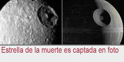 Estrella de la muerte es captada en foto