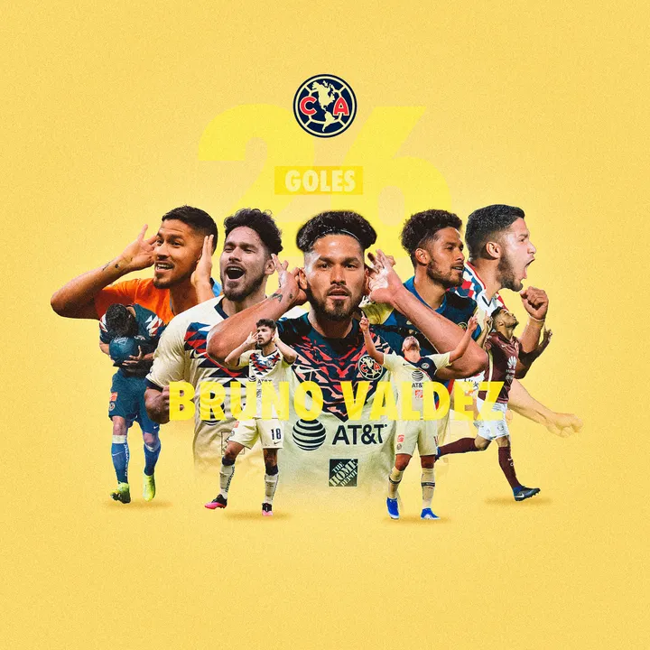 El paraguayo Bruno Valdez, igualó la histórica marca de Alfredo Tena de 26 goles con América