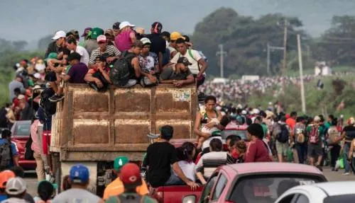 Integrantes de la Caravana del Migrante son objeto de vejaciones y violación a derechos humanos