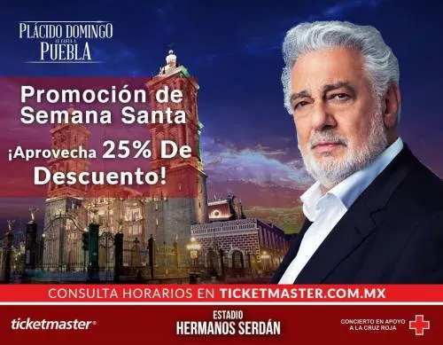 Se aproxima la fecha para asistir al concierto de Plácido Domingo