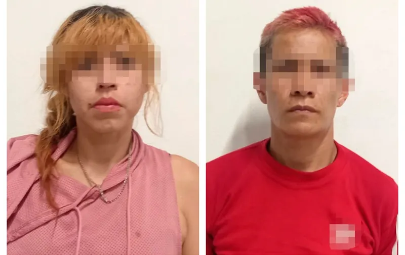 Detienen a pareja de “güeros” en posesión de droga en San Francisco Mayorazgo; estarían vinculados con asaltos a tiendas Oxxo