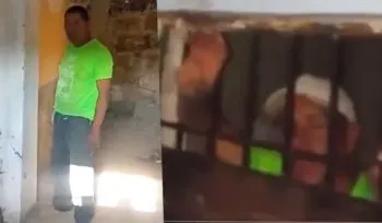 Policías de Atlimeyaya encierran a un hombre en un calabozo por el robo de un cerdo