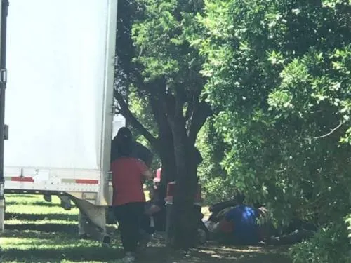 Al filo de otra tragedia: Detectan tráiler con 17 inmigrantes en Texas