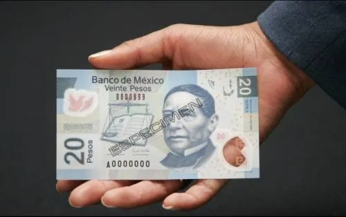 Desaparecerá billete de 20 pesos