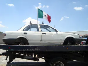 SSPTM recupera auto abandonado