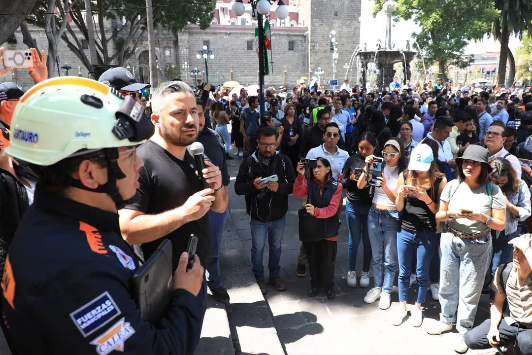 Ayuntamiento de Puebla se suma al Simulacro Nacional 2024