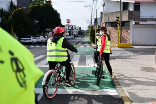 Ayuntamiento de Puebla consolida red ciclista con ciclovía 2 Norte-Sur