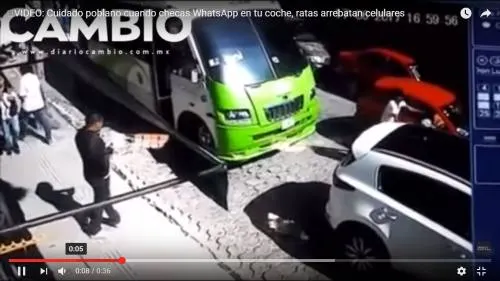 Video muestra cómo operan los delincuentes en el CH mientras conductor espera “el siga”