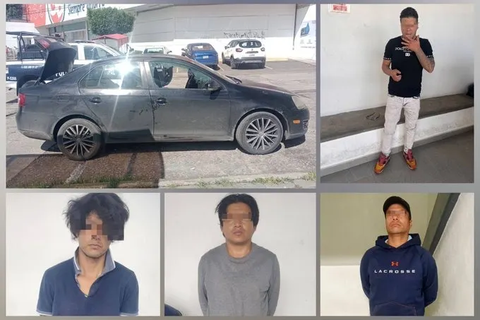 Presuntos asaltantes