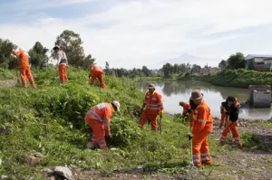 Se intensifica limpieza en Puente Negro
