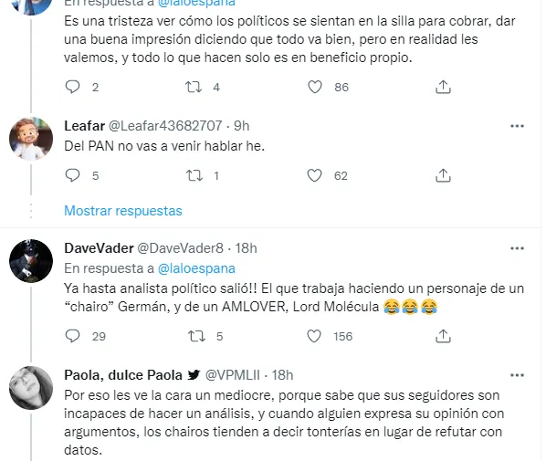 Comentarios del video de Lalo España