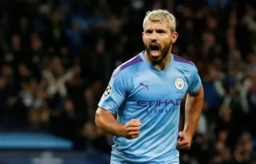 Guardiola descarta al ‘Kun’ Agüero para el partido del City ante Lyon en Champions