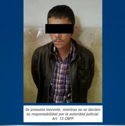 Captura policía estatal a hombre que asaltó un comercio de la colonia Santa María