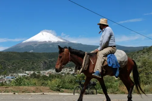 Rutas de evacuación del volcán Popocatépetl están listas