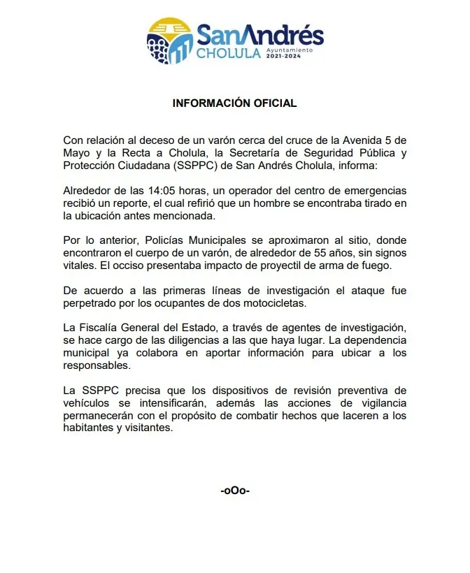Asalto Cholula