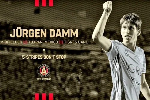 Jürgen Damm se convierte en nuevo jugador del Atlanta United