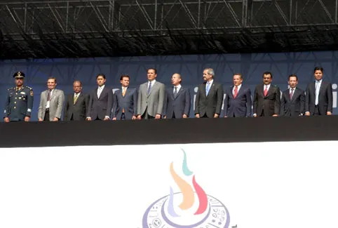 Acude diputado Salomón Escorza a la inauguración de la Olimpiada Nacional 2012