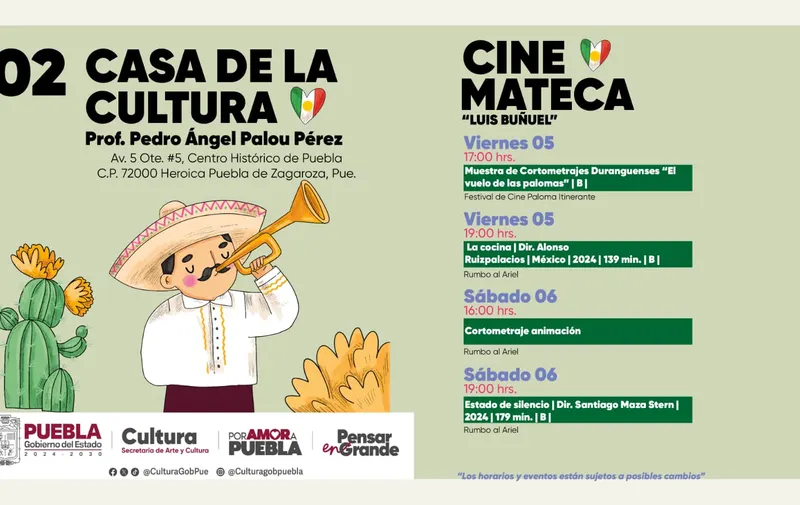 Cinemateca Luis Buñuel exhibe filmes nominados al Ariel