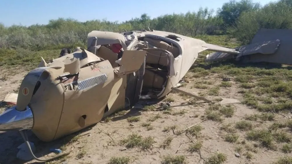 Caen aeronave en Salinas Victoria, Nuevo León