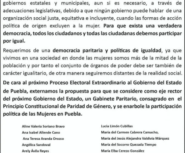 No todas fueron consultadas