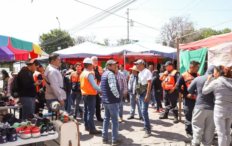 Supervisión tianguis de Lázaro Cárdenas