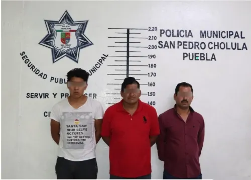 Evita policía de San Pedro Cholula la sustracción de 3 pipas de gas