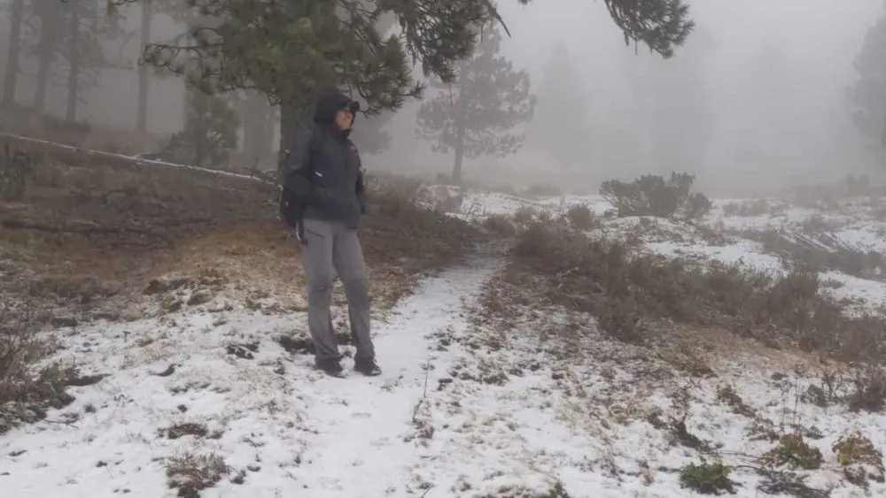 Se registra la primera nevada en Nuevo León