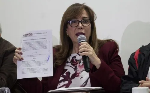 Yeidckol Polevnsky ‘tira’ Congreso Nacional de Morena al no firmar convocatoria