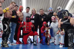 Eduardo Rivera inaugura Gran Expo Lucha Libre?