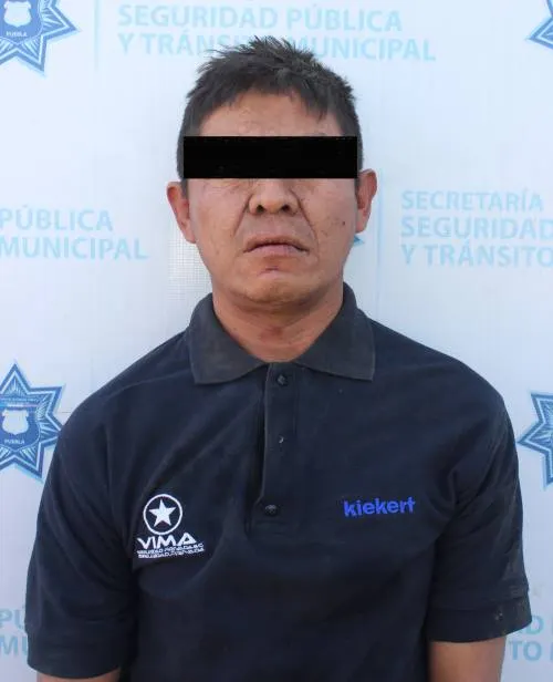 Detienen fuerzas municipales de Puebla a probable agresor sexual