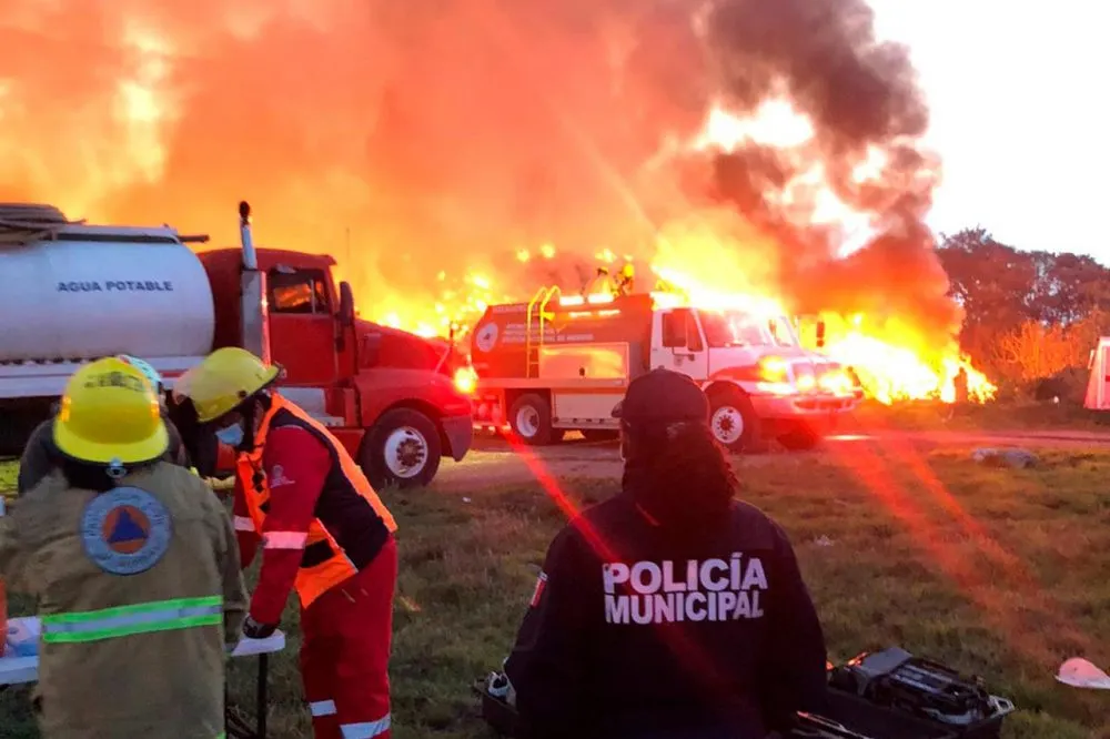 Incendio Santiago De Los Leones