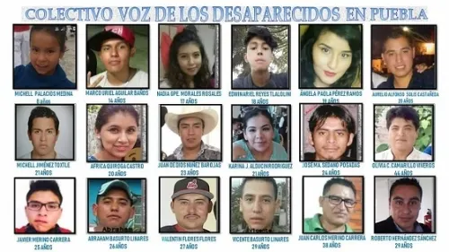 Colectivo de Personas Desaparecidas busca la titularidad de la Comisión en Puebla