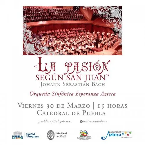 El Gobierno de la Ciudad invita al concierto “Pasión según San Juan” en la Catedral